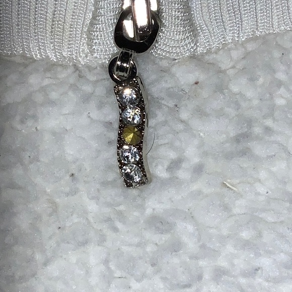 Cache Vintage Women’s White Zippered Sleeveless Sweater Vest size small - Picture 6 of 11